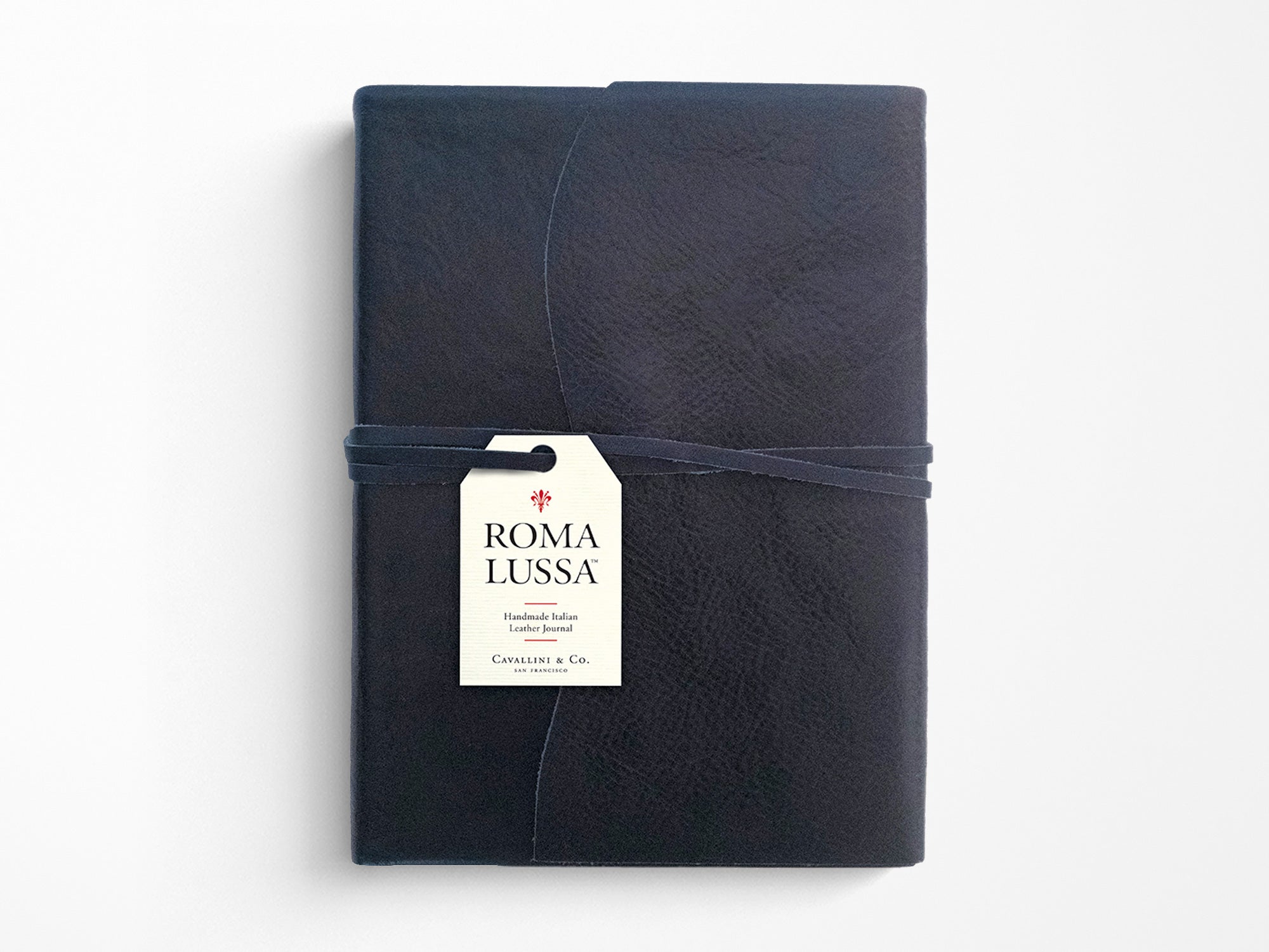 Roma Lussa Leather Journal - Blue – Jenni Bick Custom Journals