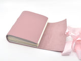 Rose Quartz One of a Kind Leather Journal