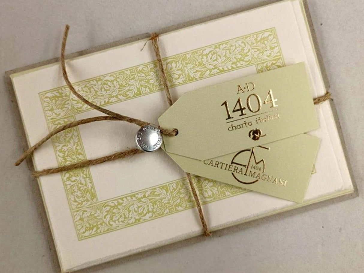 Rossi 1931 AD 1404 Letterpress Flat Cards Set of 6