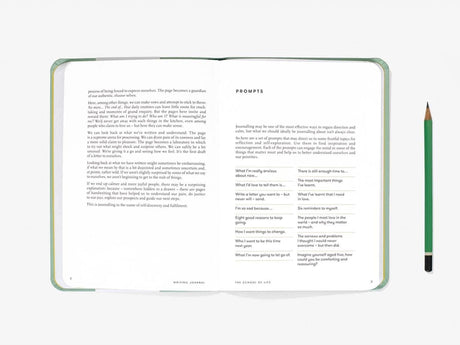 Sage Writing Journal with Prompt Guide