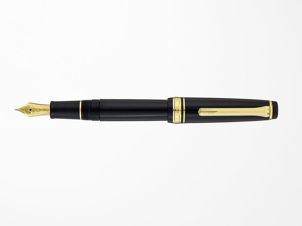 Sailor Pro Gear Slim Fountain Pen - Black / Gold