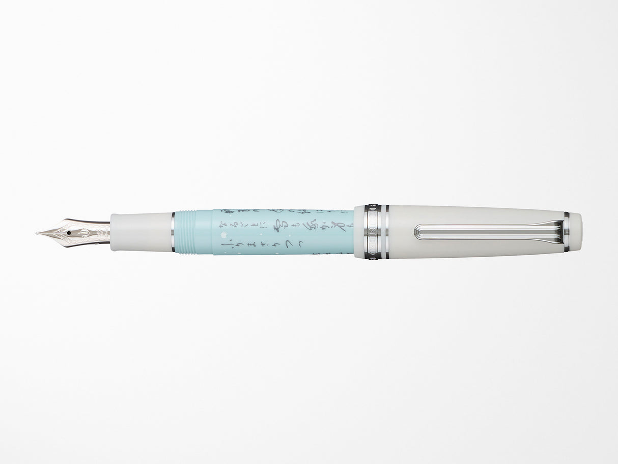 Sailor Pro Gear Slim Fountain Pen - Seasonal Waka Poetry - Winter