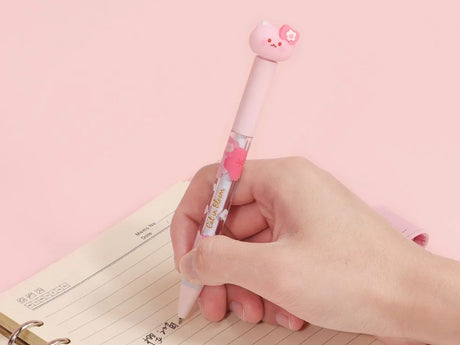 Sakura Spinning Cat Gel Pen