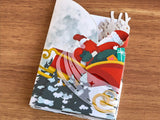 Santa Sleigh Ride Loooooong Holiday Pop-Up Card