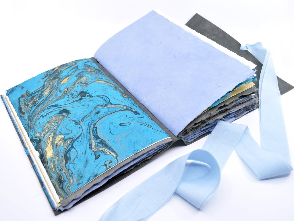 Sea Voyage One of a Kind Leather Journal