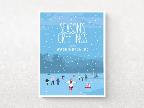 Seasons Greetings From Washington DC Holiday Cards, Box of 8