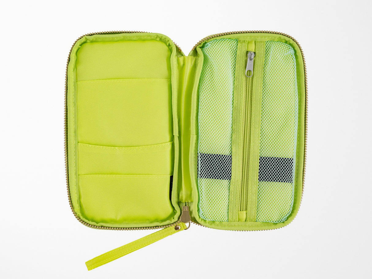 Small Drawer Pouch - Aqua Lime