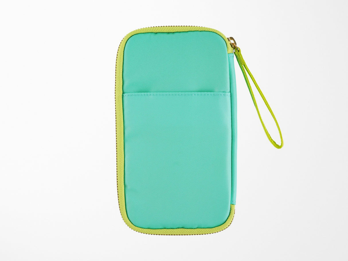 Small Drawer Pouch - Aqua Lime