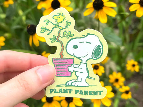 Snoopy Plant Parent Vinyl Sticker