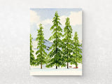 Snow Bright Holiday Greeting Cards, Box of 8