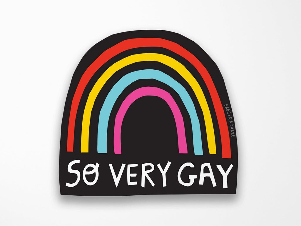 So Very Gay Sticker – Jenni Bick Custom Journals