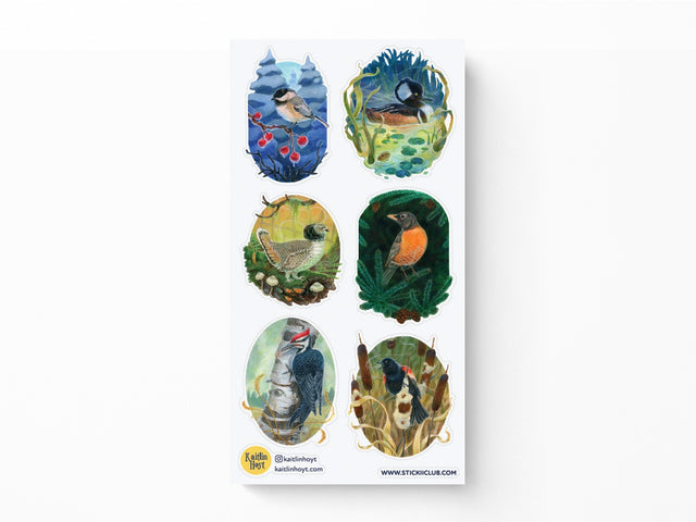 Songbirds of the Seasons Sticker Sheet