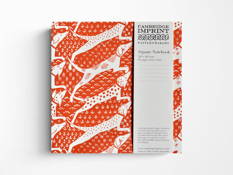 Square Notebook with Lined Paper