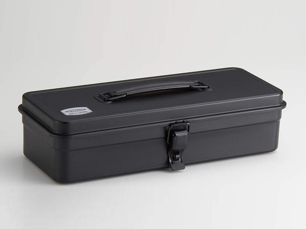 Steel Tool Box With Handle and Flat Lid