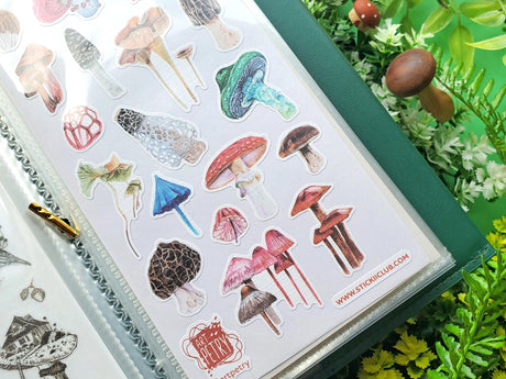 Sticker Sheets Organizer – Woodland Frog