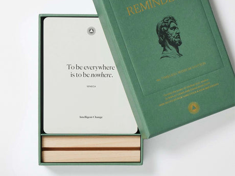 Stoic Reminders Quote Cards Display Deck