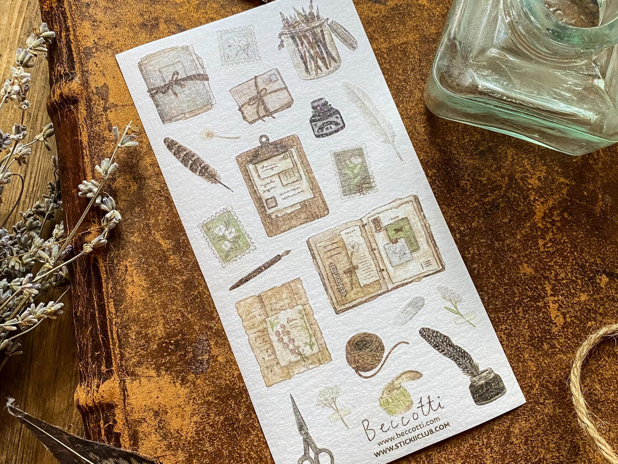 Study With Me Sticker Sheet