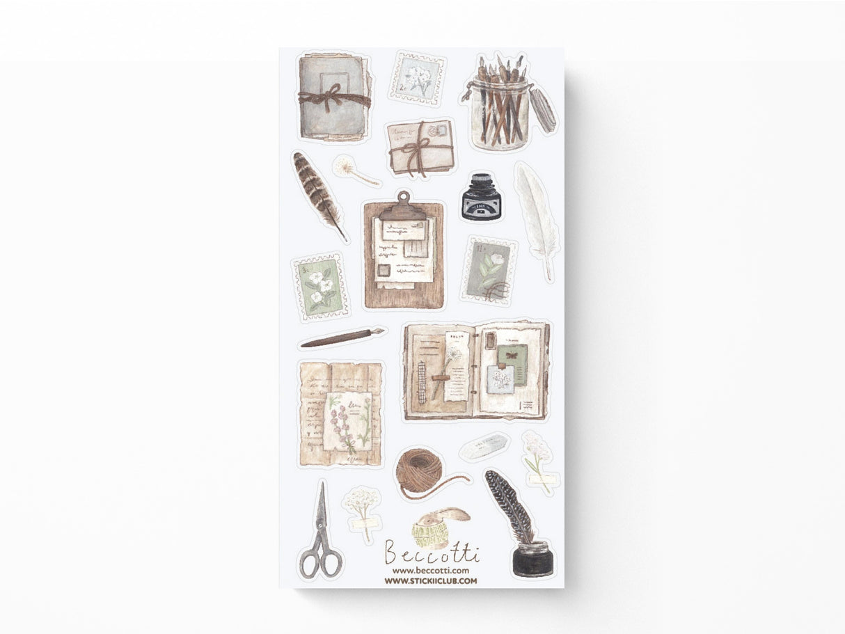 Study With Me Sticker Sheet