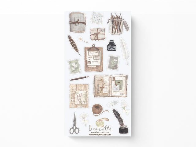 Study With Me Sticker Sheet