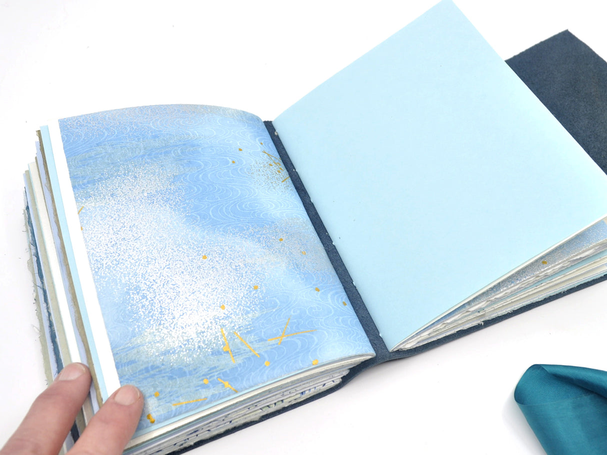 Summer Day One of a Kind Leather Journal