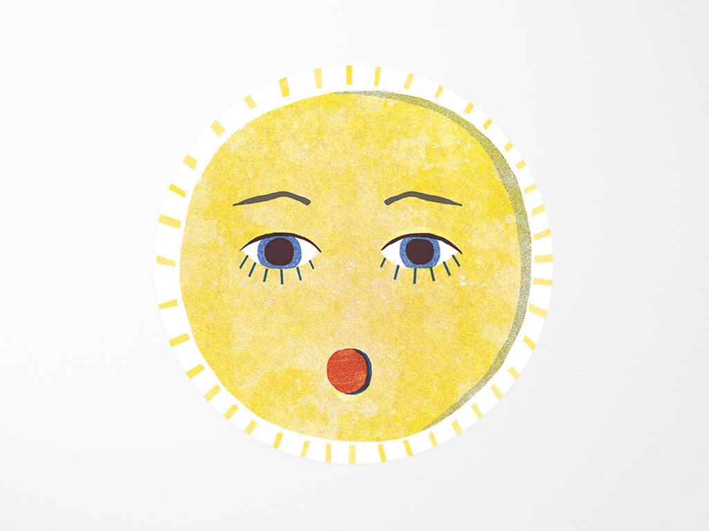 Sun Soleil Vinyl Sticker