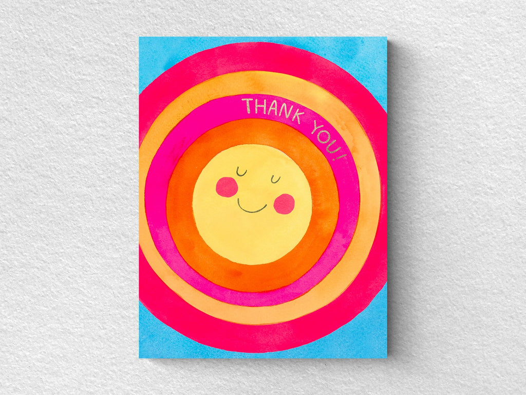 Super Sunny Thank You Cards Box of 6