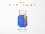 Superman Heroic Blue Fountain Pen Ink