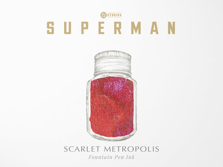 Superman Scarlet Metropolis Fountain Pen Ink