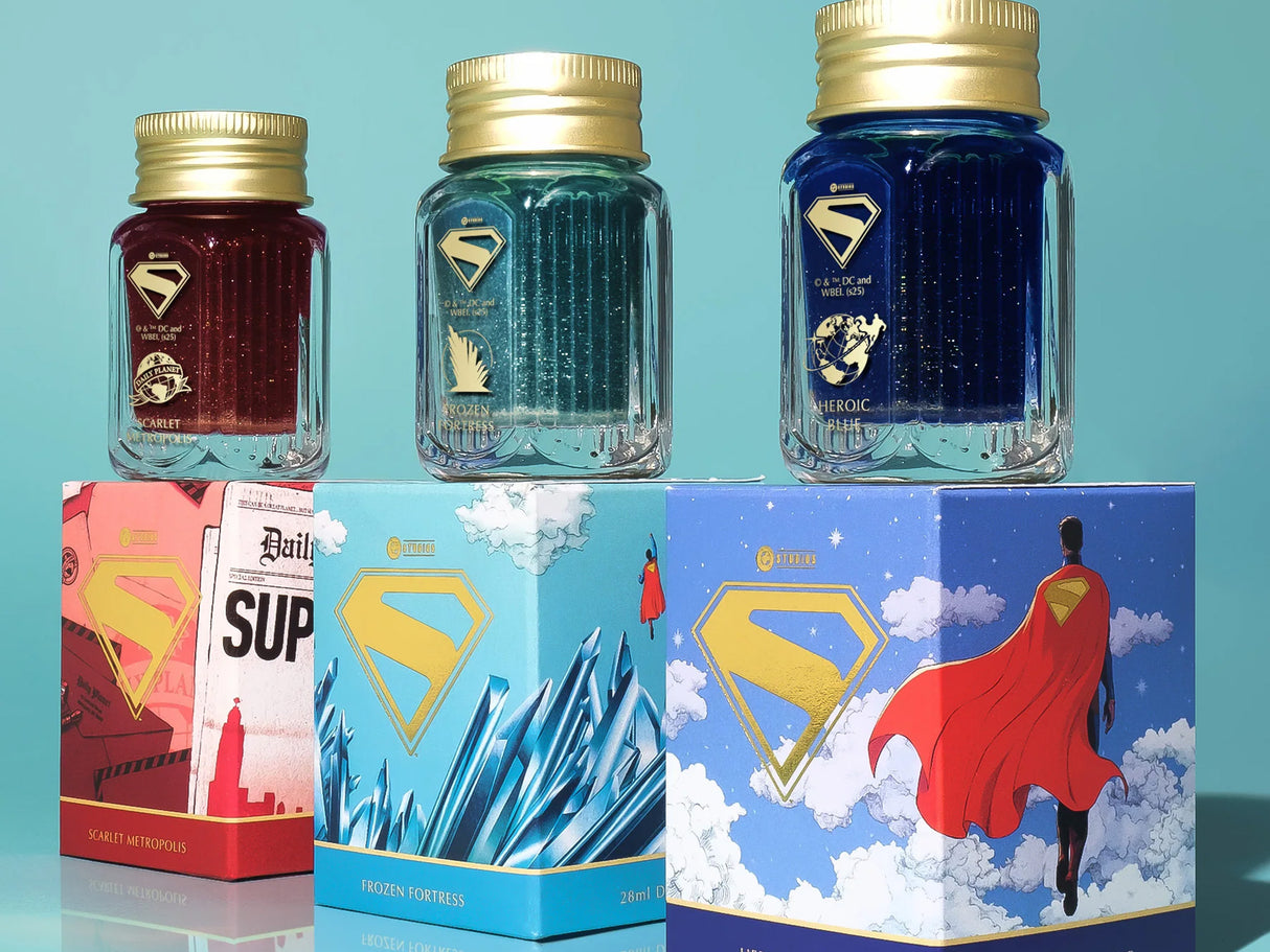 Superman Scarlet Metropolis Fountain Pen Ink