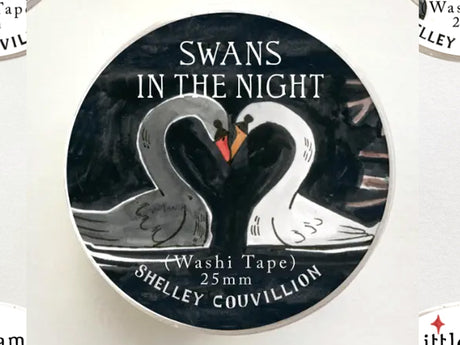 Swans in the Night Washi Tape