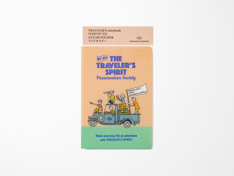 TRAVELER'S Notebook 2026 Clear Folder - Passport Size