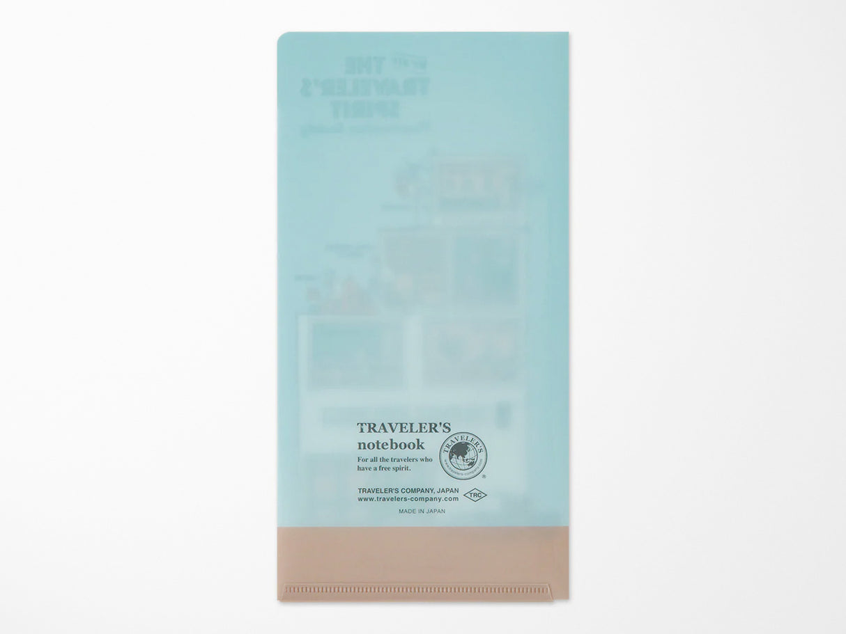 TRAVELER'S Notebook 2026 Clear Folder - Regular Size