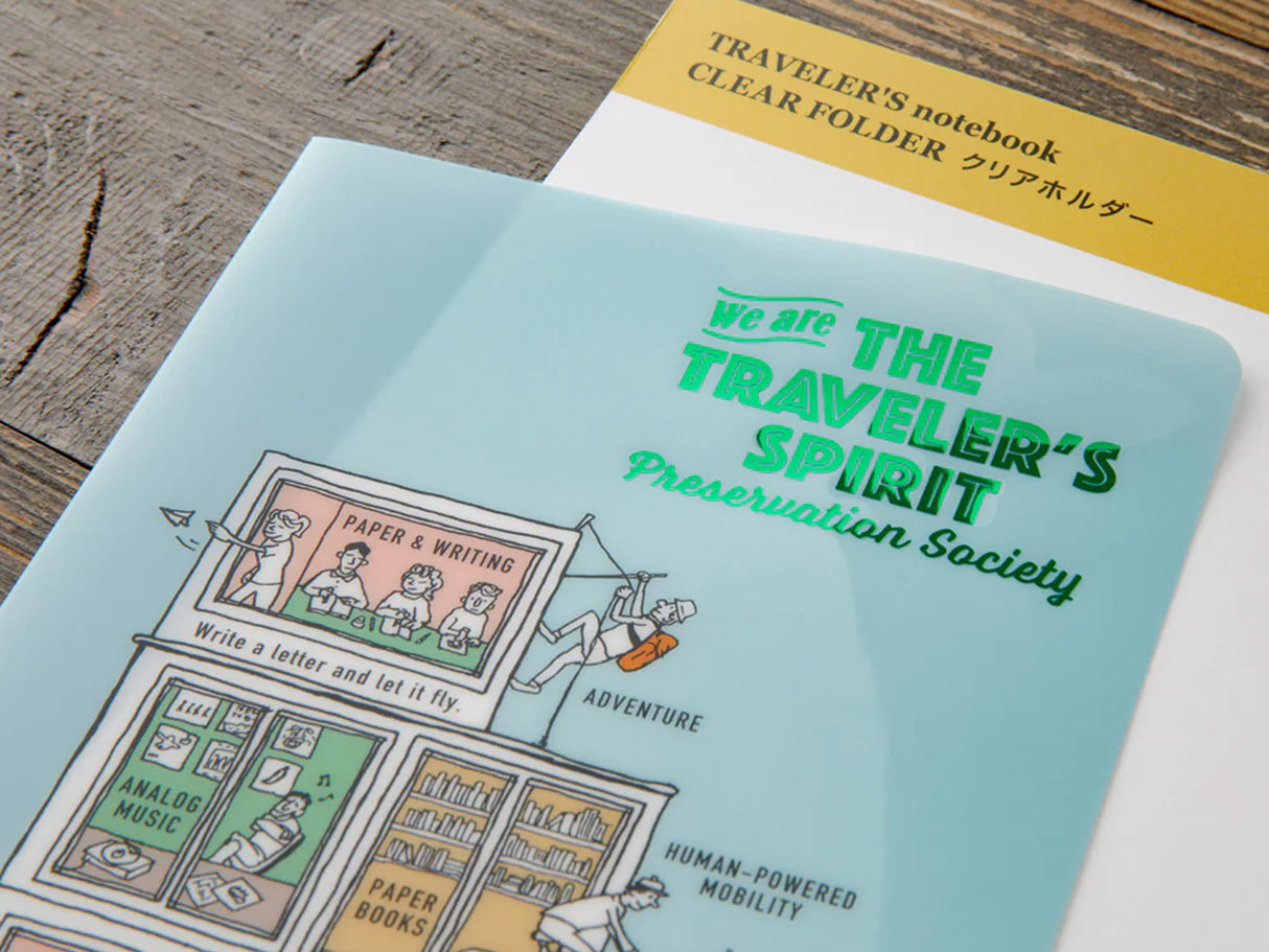 TRAVELER'S Notebook 2026 Clear Folder - Regular Size