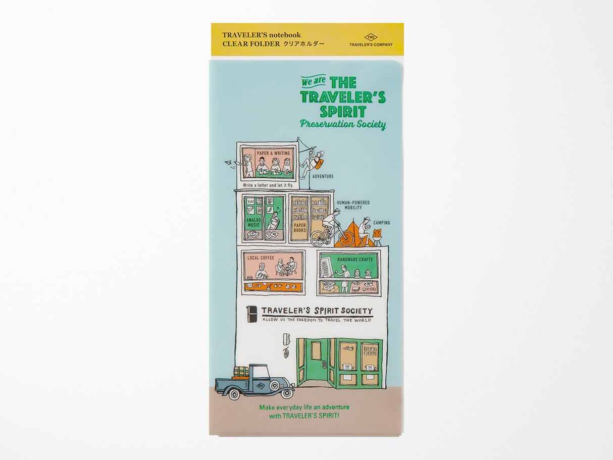 TRAVELER'S Notebook 2026 Clear Folder - Regular Size