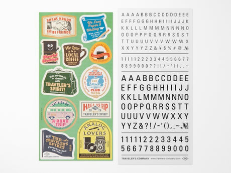 TRAVELER'S Notebook 2026 Customized Sticker Set For Diary