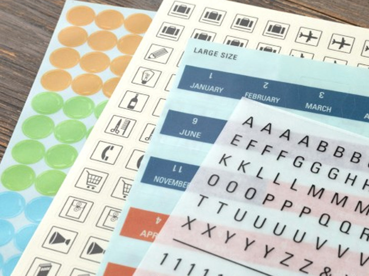 TRAVELER'S Notebook 2026 Customized Sticker Set For Diary