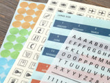 TRAVELER'S Notebook 2026 Customized Sticker Set For Diary
