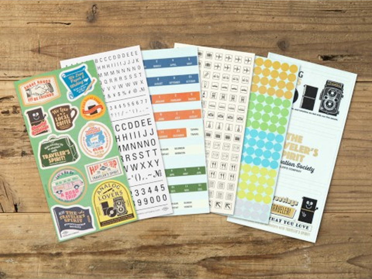 TRAVELER'S Notebook 2026 Customized Sticker Set For Diary