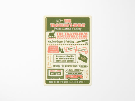 TRAVELER'S Notebook 2026 Plastic Sheet - Passport Size