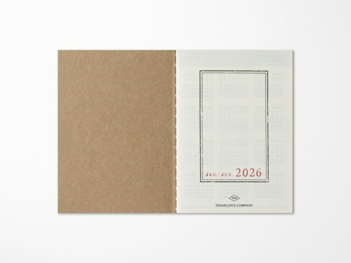 TRAVELER'S Notebook 2026 Weekly + Memo - Passport Size