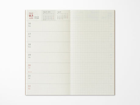 TRAVELER'S Notebook 2026 Weekly + Memo - Regular Size