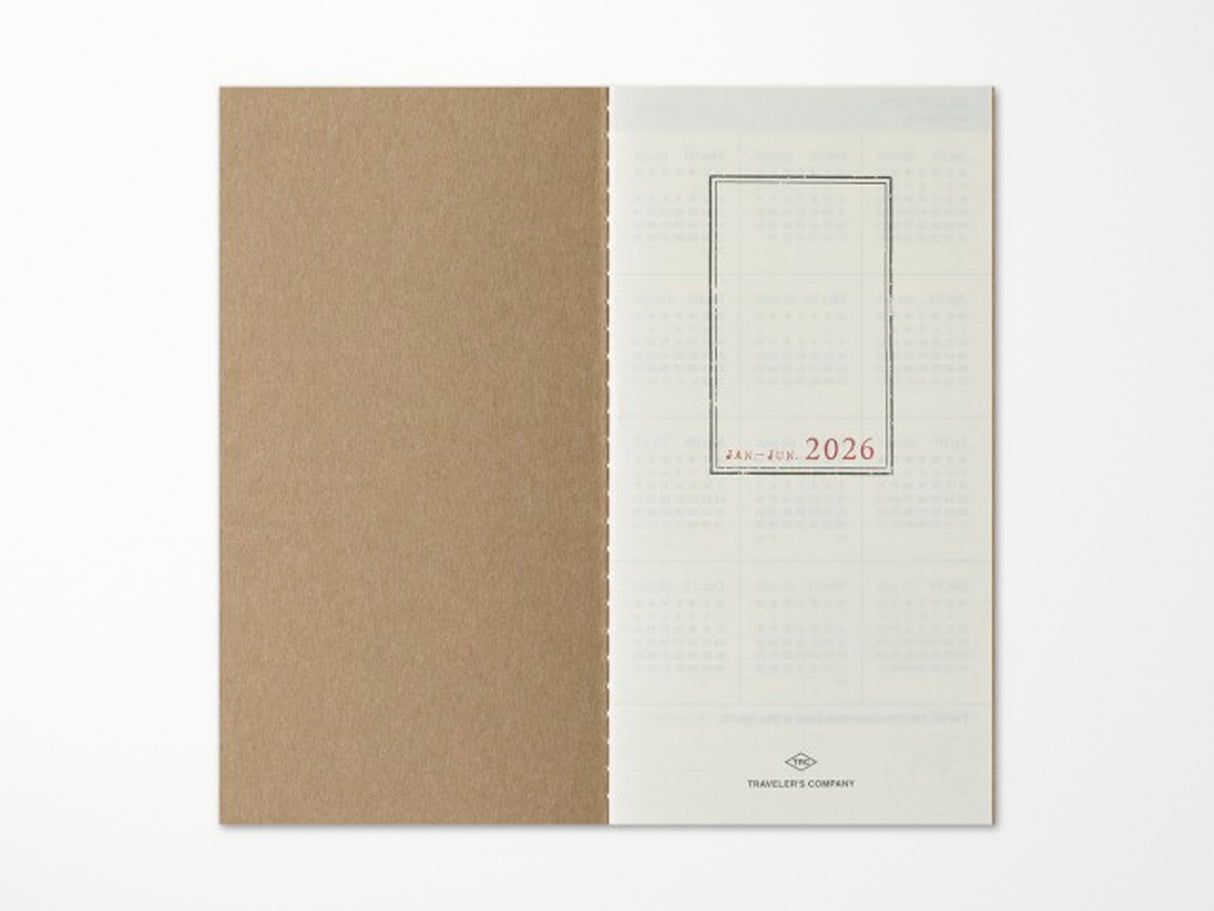 TRAVELER'S Notebook 2026 Weekly + Memo - Regular Size