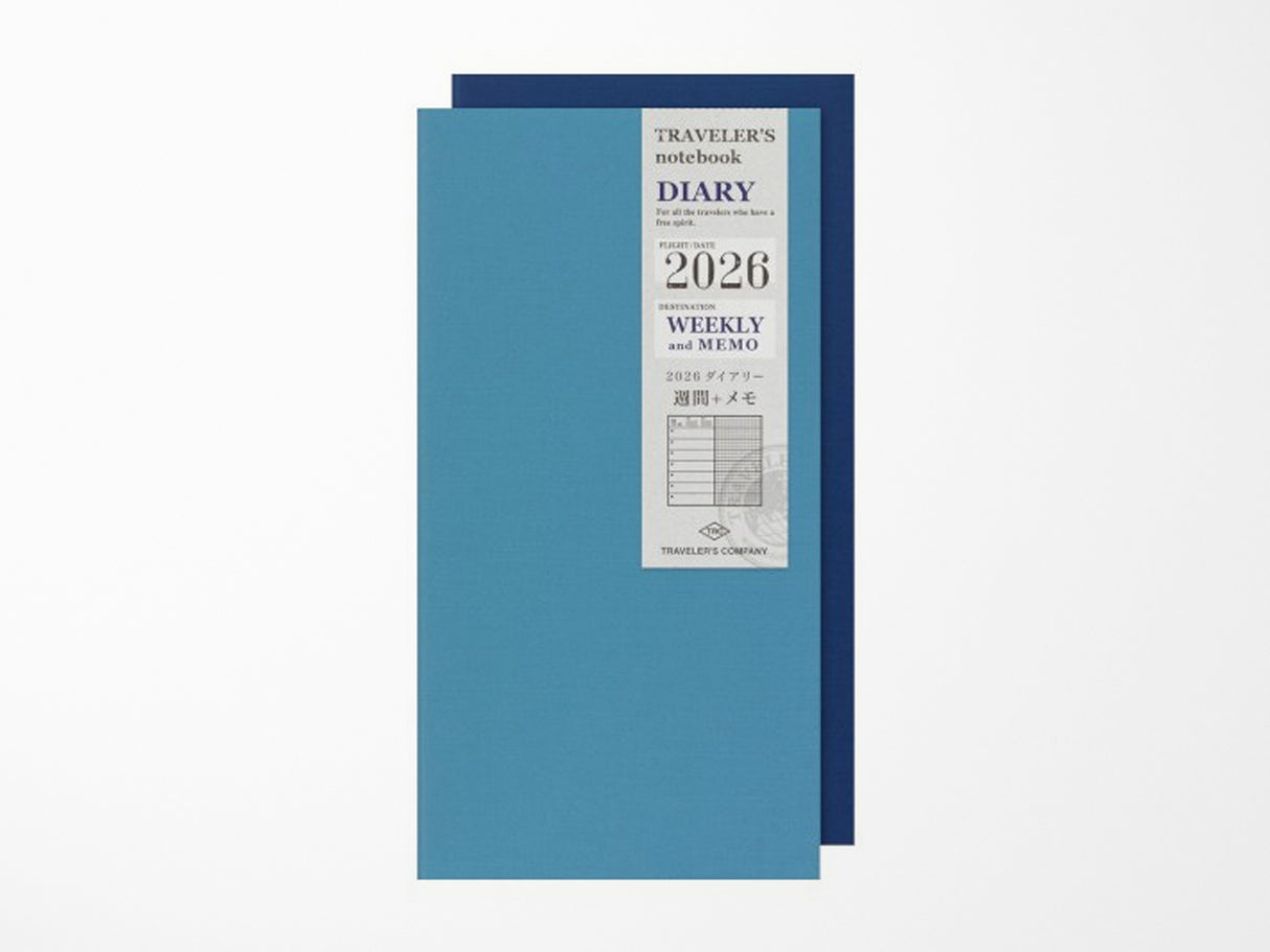 TRAVELER'S Notebook 2026 Weekly + Memo - Regular Size