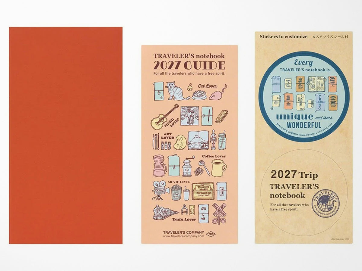 TRAVELER'S Notebook 2027 Monthly - Regular Size