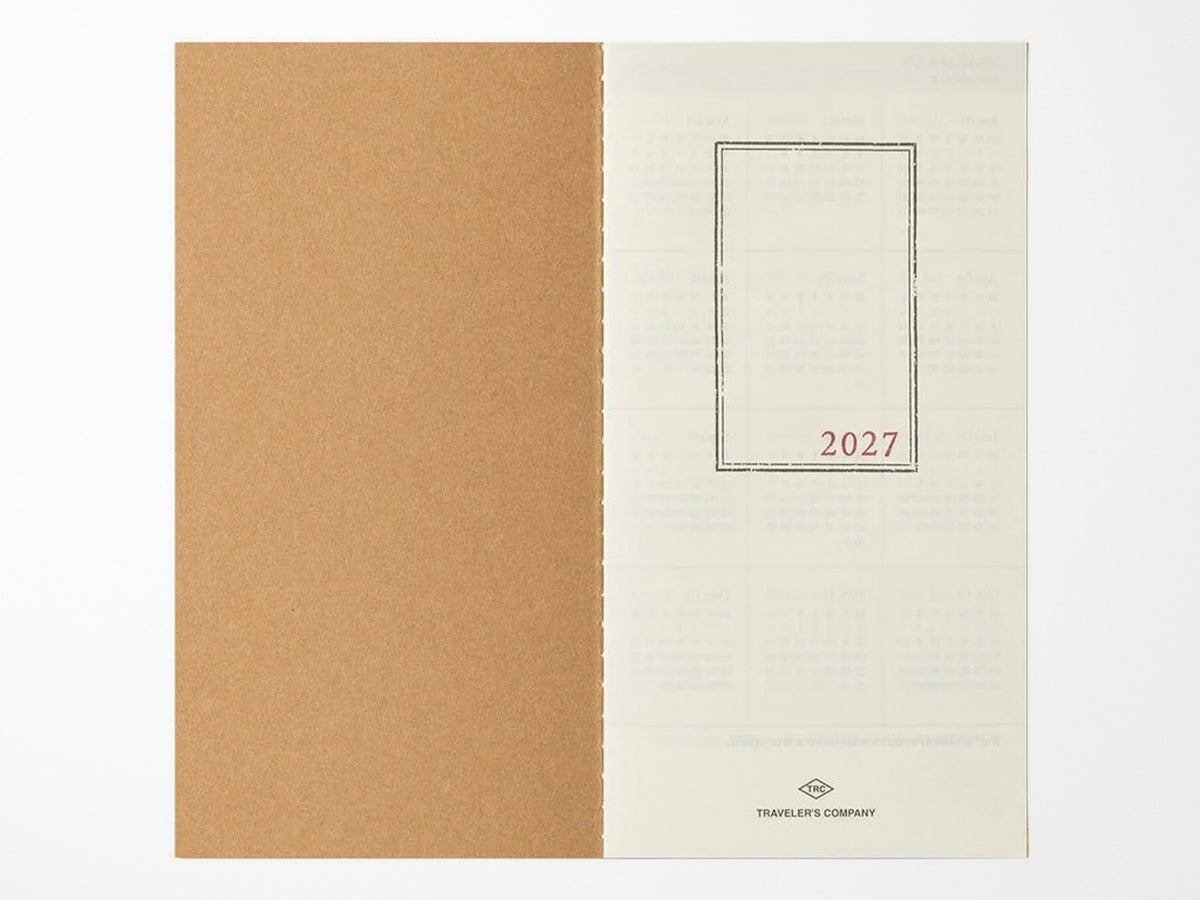 TRAVELER'S Notebook 2027 Monthly - Regular Size