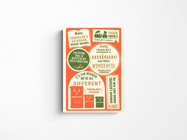 TRAVELER'S Notebook 2027 Plastic Sheet - Passport Size