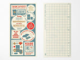 TRAVELER'S Notebook 2027 Plastic Sheet - Regular Size