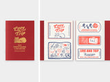 TRAVELER'S Notebook Refill Passport Size - Love and Trip Limited Edition