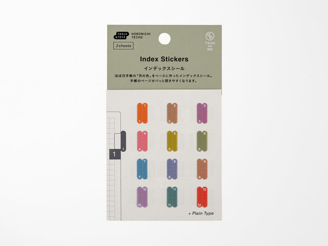 TSUKI no IRO Index Stickers