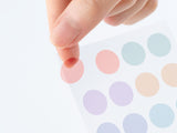 TSUKI no IRO Transparent Dot Stickers - 15mm